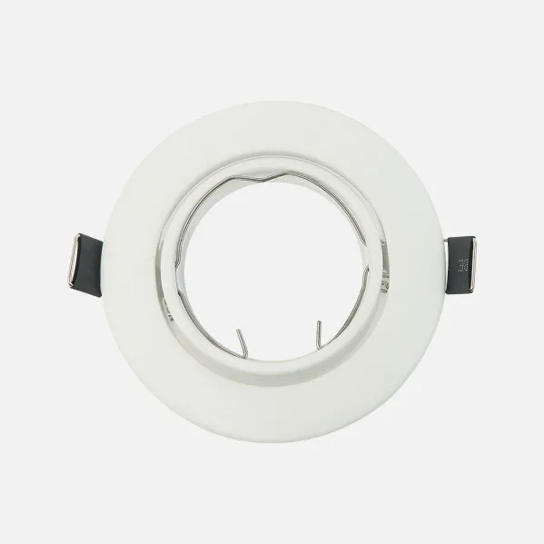 Empotrable  Orient. Magura 1xgu10  Red. Blanco Mate 2,5x9x9 Cm Corte 6 Portalamparas Incluido