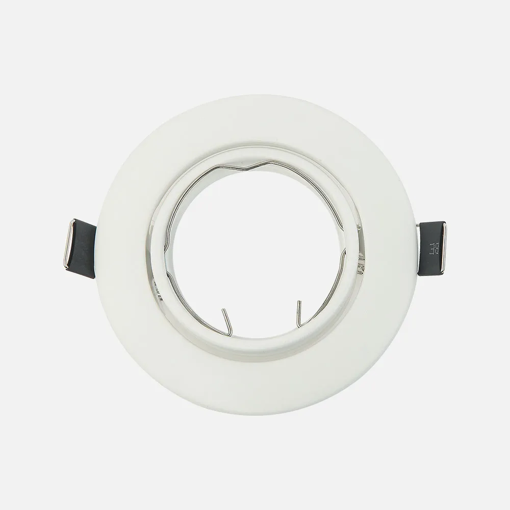 Empotrable  Orient. Magura 1xgu10  Red. Blanco Mate 2,5x9x9 Cm Corte 6 Portalamparas Incluido