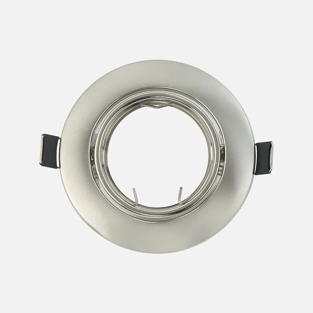 14428OR03 - Recessed downlight  Orient. Magura 1xgu10  Net. Nickel  2,5x9x9 Cm Cut-out 6 Lamp holder Included