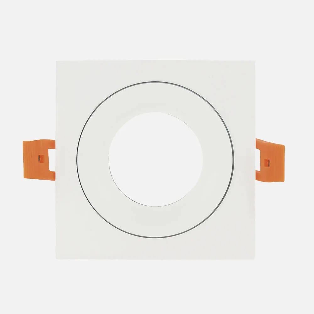 Empotrable Anou 1xgu10 Cuadrado Blanco 2x9,2x9,2 Cm 8 De Corte. C/Portalampara 