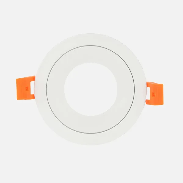 Empotrable Anou 1xgu10 Redondo Blanco 2x9,2x9,2 Cm 8 De Corte.C/portalampara 