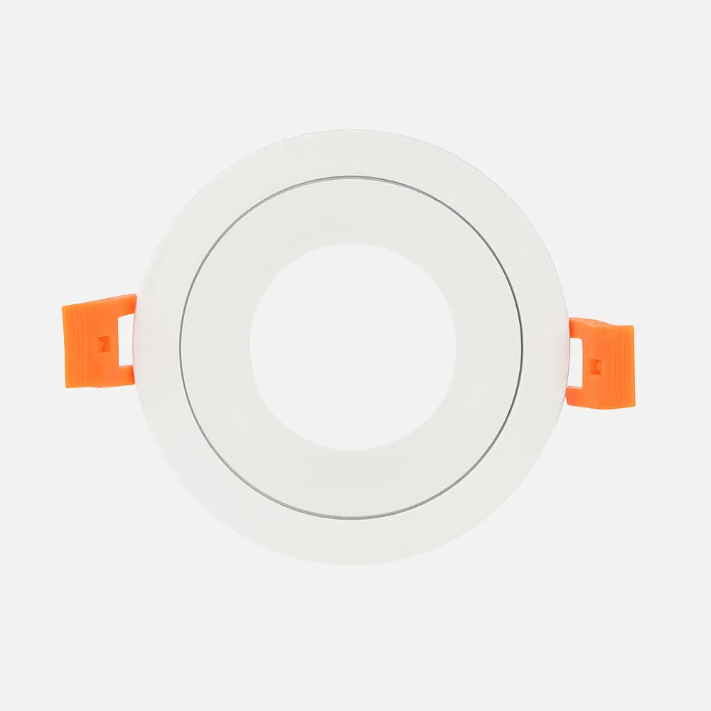 Empotrable Anou 1xgu10 Redondo Blanco 2x9,2x9,2 Cm 8 De Corte.C/portalampara 