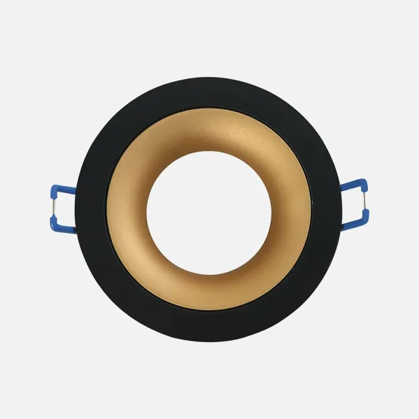 Recessed downlight Anou 1xgu10 Round Black/gold 2x9,2x9,2 Cm 8 Of Cut-out.C/lamp holder