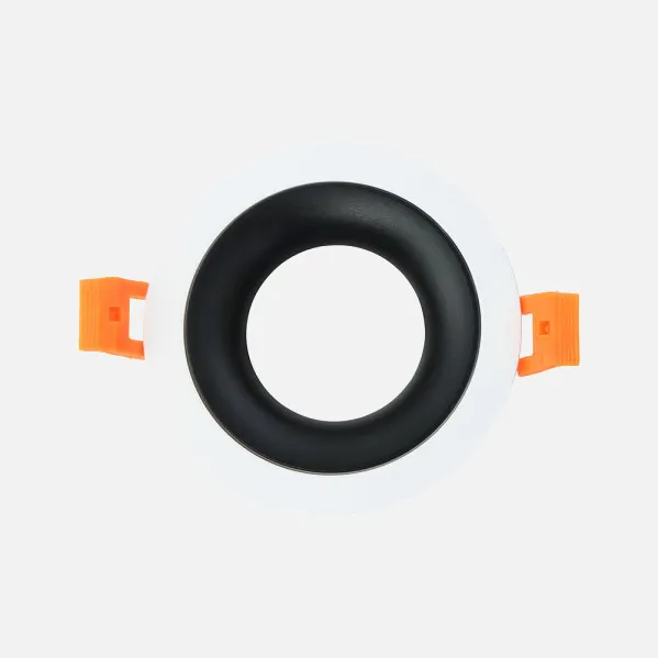 Recessed downlight Anou 1xgu10 Round White/black  2x9,2x9,2 Cm 8 Of Cut-out.c/lamp holder