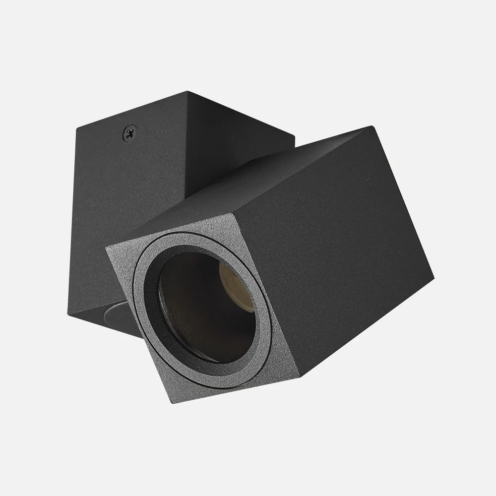 143981009 - Spotlight Nerja 1xgu10 Black 10,4x12,3x6 Cm Adjustable 360º