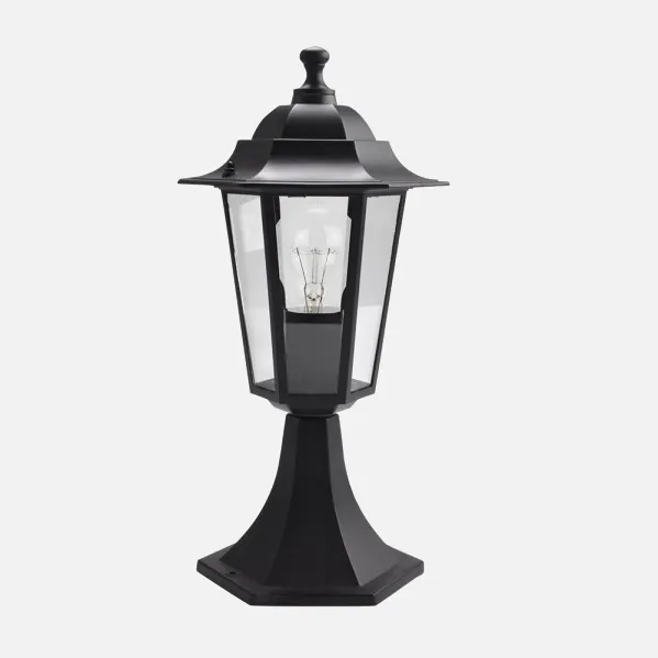 Aluminium Aluminium Auriga 1xe27 Black 38x19x19 Cm  Ip44