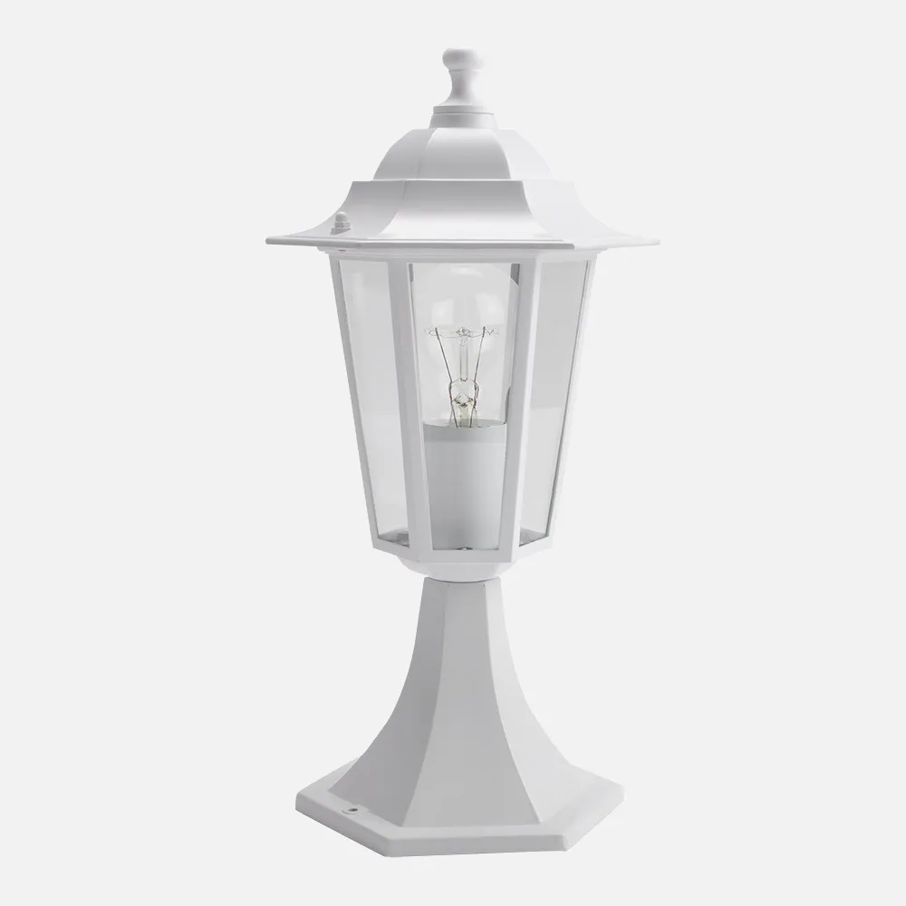 149171001 - Sobremuro Exterior Aluminio Auriga1xe27 Blanco  38x19x19 Cm  Ip44
