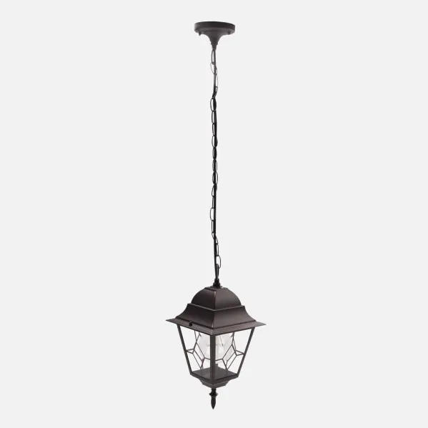 Pendant light Outdoor Aluminium Bootes 1xe27 Brown  Regx18,5x18,5 Cm  Ip44