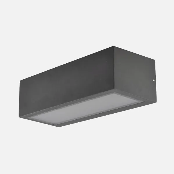 Aplique Exterior Conga Gris Oscuro 1xe27 Ip54 8x26x10,8 Cm