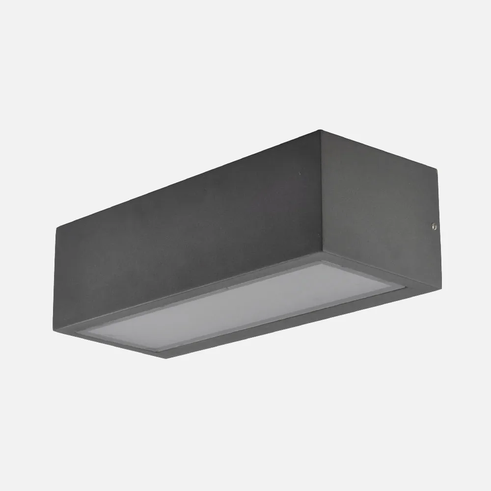 150860155 - Outdoor Wall Light Conga Dark Grey 1xe27 Ip54 8x26x10,8 Cm