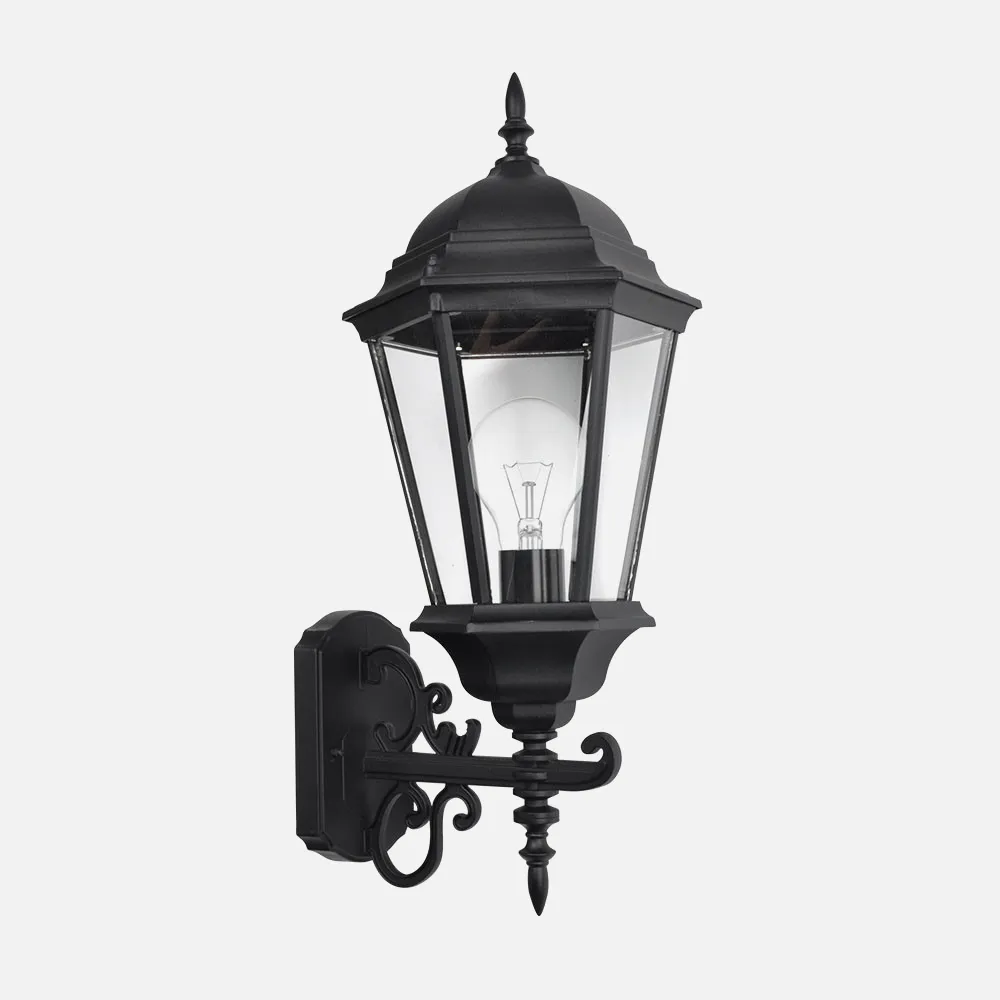 149761009 - Aplique Exterior Aluminio Regulus 1xe27 Negro    54x25x27 Cm  Ip44