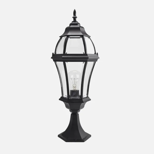 Aluminium Aluminium Becrux 1xe27 Black   64,5x21x21 Cm  Ip44
