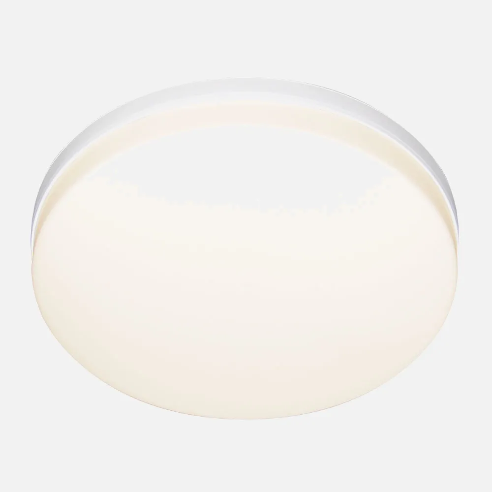 Plafon Trueno 48w 4000k Blanco Redondo 4320lm  3,9x30x30 Cm Sistema De Encaje Rapido
