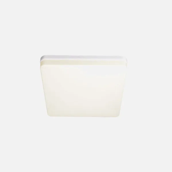 Plafon Futuro 24w 4000k Blanco Cuadrado 2160lm  3,7x18x18 Cm  Sistema De Encaje Rapido