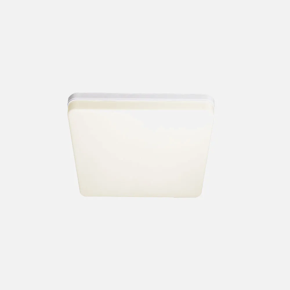 Plafon Futuro 24w 4000k Blanco Cuadrado 2160lm  3,7x18x18 Cm  Sistema De Encaje Rapido