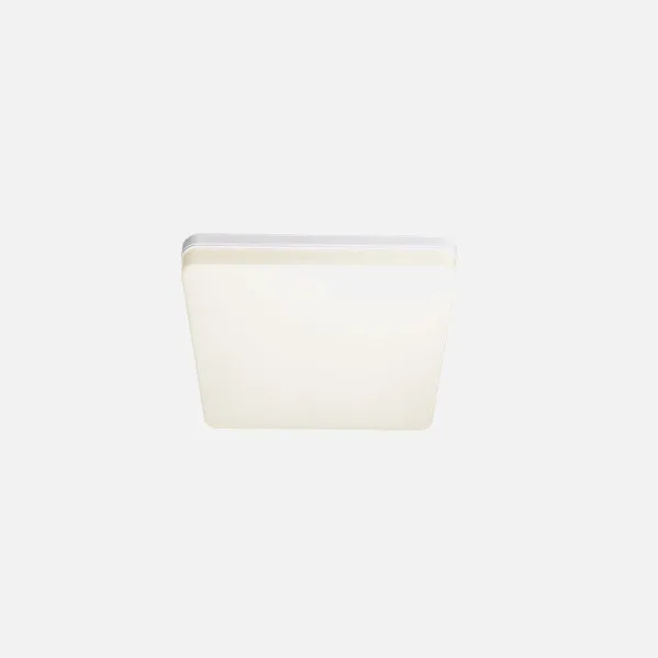 Plafon Futuro 18w 4000k Blanco Cuadrado 1620lm  3,7x15x15 Cm Sistema De Encaje Rapido