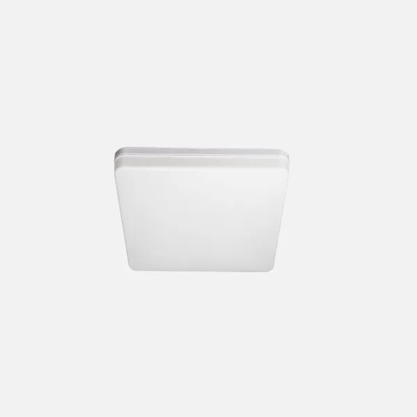 Plafon Futuro 18w 4000k Blanco Cuadrado 1620lm  3,7x15x15 Cm Sistema De Encaje Rapido