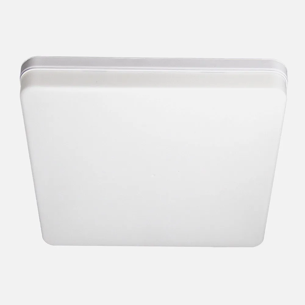Plafon Futuro 48w 6500k Blanco Cuadrado 4320lm  3,7x30x30 Cm  Sistema De Encaje Rapido