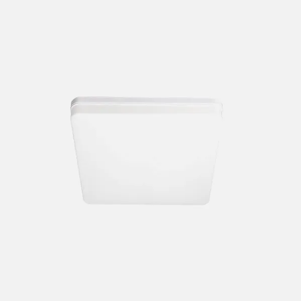 Plafon Futuro 24w 6500k Blanco Cuadrado 2160lm  3,7x18x18 Cm  Sistema De Encaje Rapido