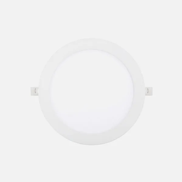 Downlight Obsidiana 18w 3000k Blanco Redondo 1530lm  2,5x22,5x22,5 Cm Corte 20,5 Cm