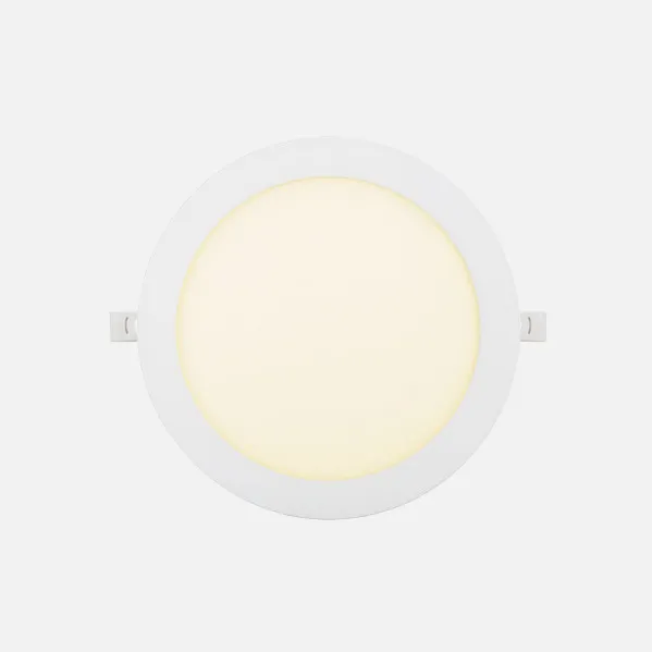 Downlight Obsidiana 18w 3000k Blanco Redondo 1530lm  2,5x22,5x22,5 Cm Corte 20,5 Cm