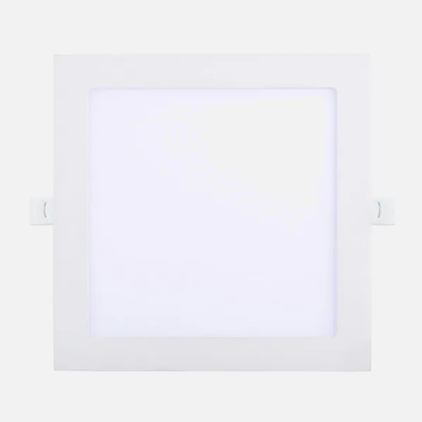 Downlight Basalto 24w 6500k Blanco Cuadrado  2040lm 2,5x22,5x22,5 Cm Corte 20,5x20,5 Cm