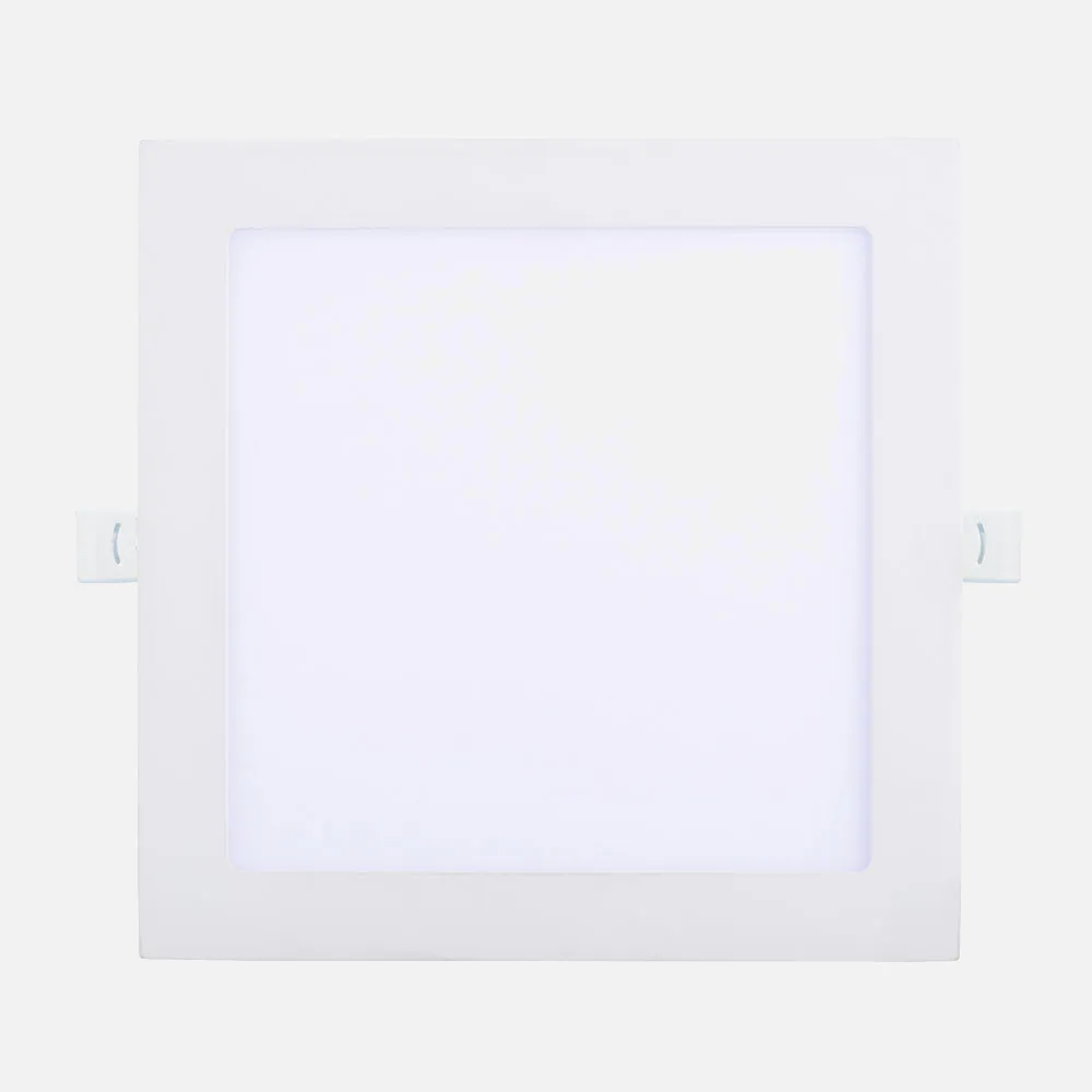 Downlight Basalto 24w 6500k Blanco Cuadrado  2040lm 2,5x22,5x22,5 Cm Corte 20,5x20,5 Cm