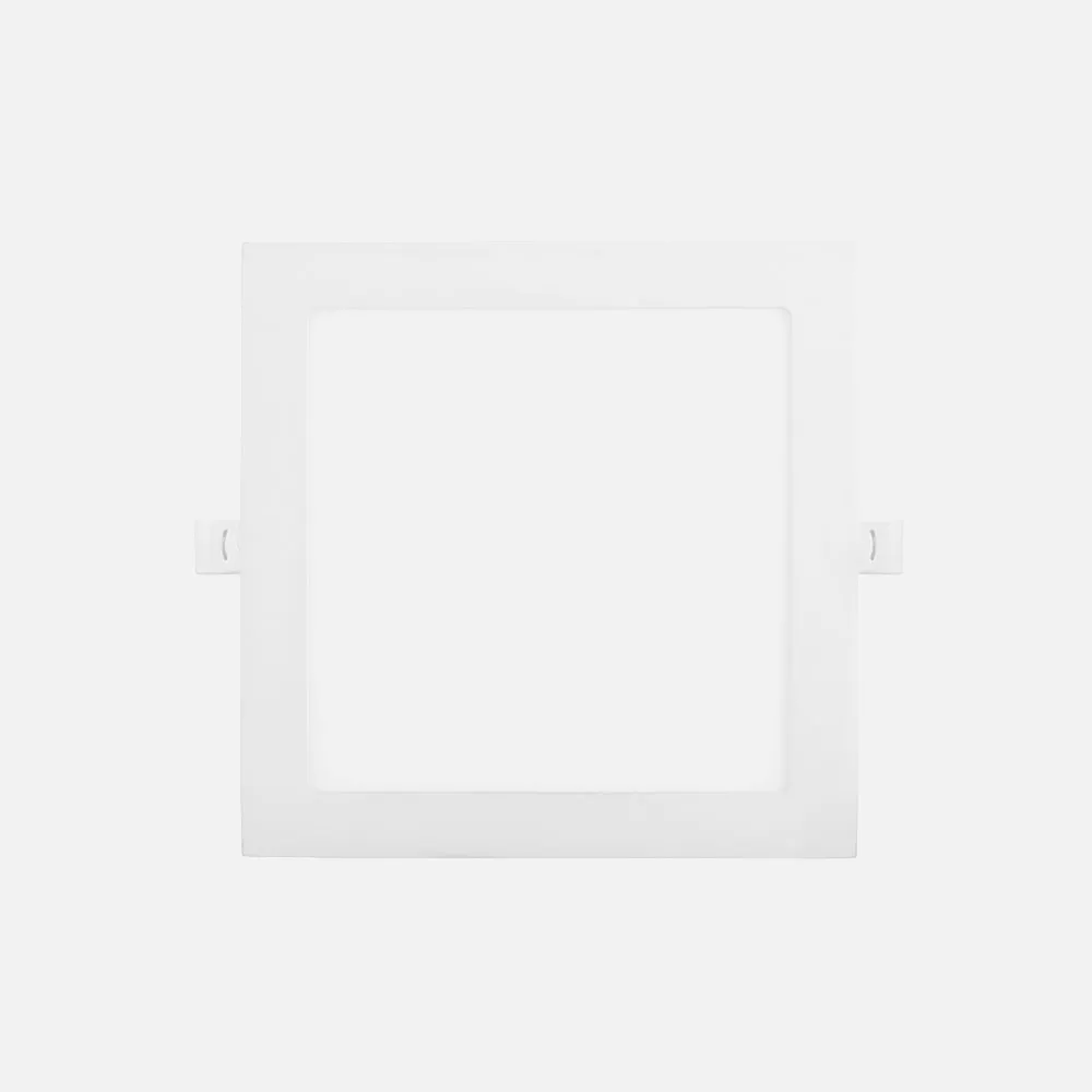 Downlight Basalto 18w 6500k Blanco Cuadrado  1530lm 2,5x22,5x22,5 Cm Corte 20,5x20,5 Cm