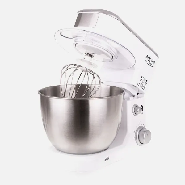 Robot Cocina 1000w 6 Veloc. Inclinable Cuenco 4l Antisalpicadura.3 Agitadores.