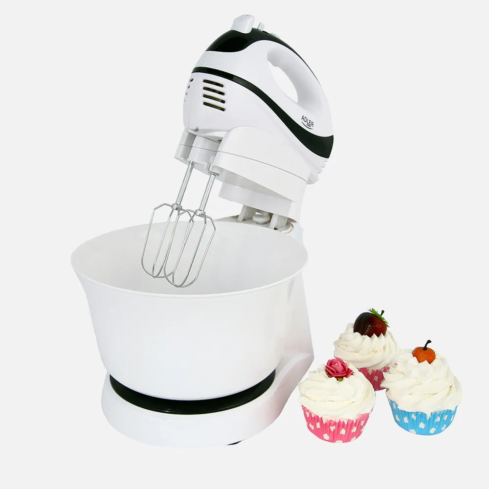 Batidora Con Bol 550w 5 Veloc. Boton Turbo Cuenco Giratorio 3'4l