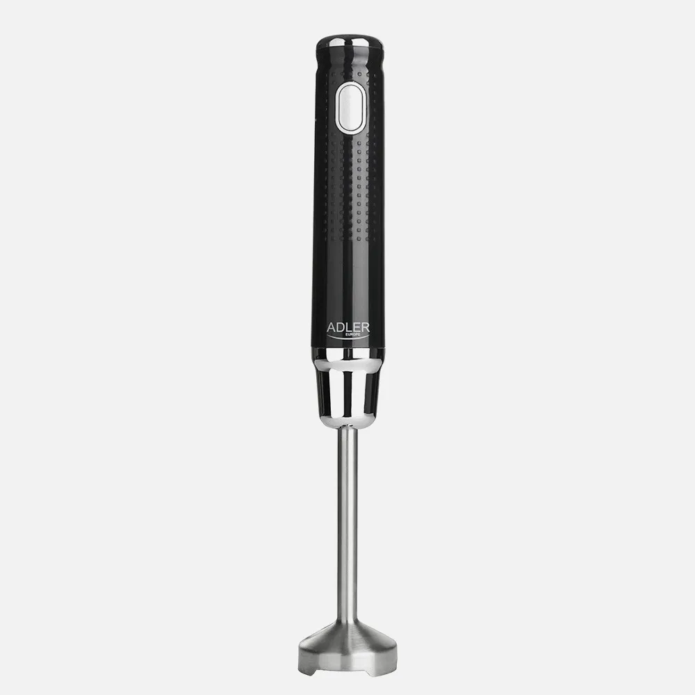 Batidora Mano 500w Cuchillas Acero Inox. 1 Veloc. Negra Punta De Acero Inox. Motor Silenc