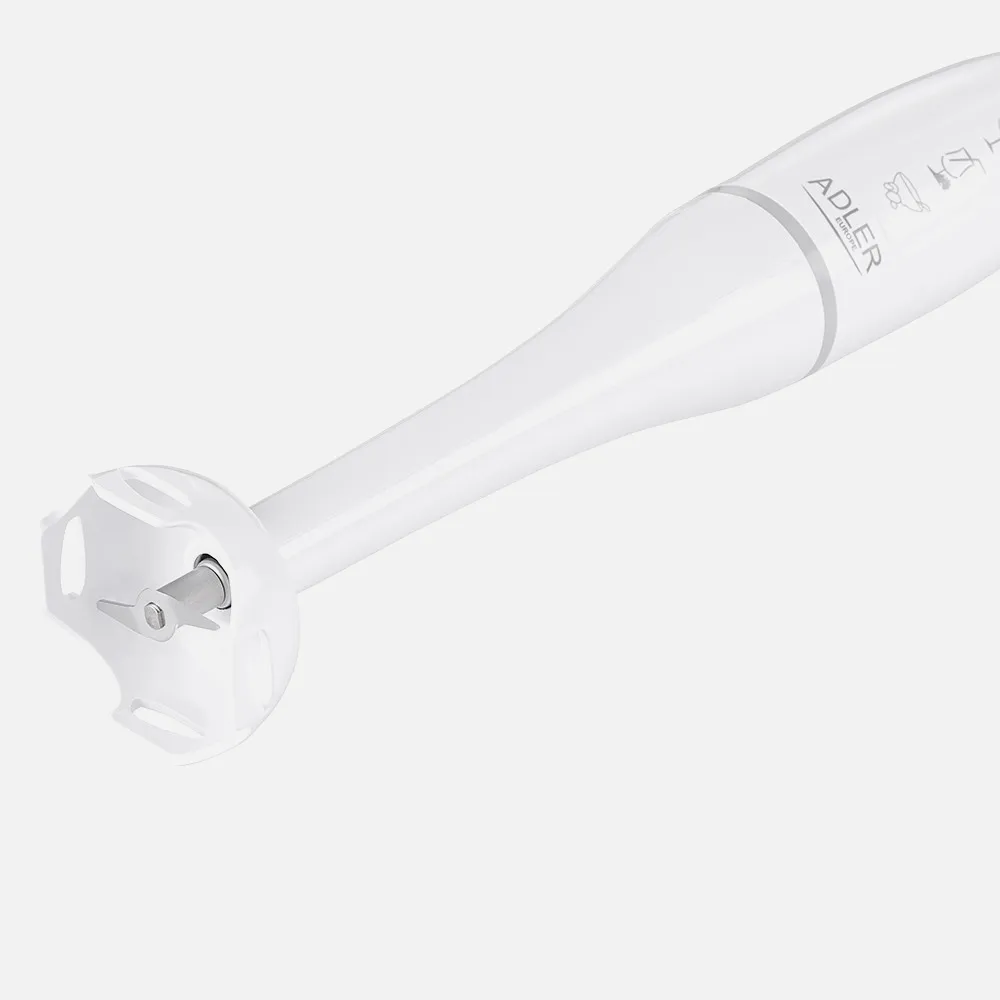 Batidora Mano 300w Cuchillas Acero Inox. Cable 1m Tapa Removible 1 Veloc. Facil Limpieza
