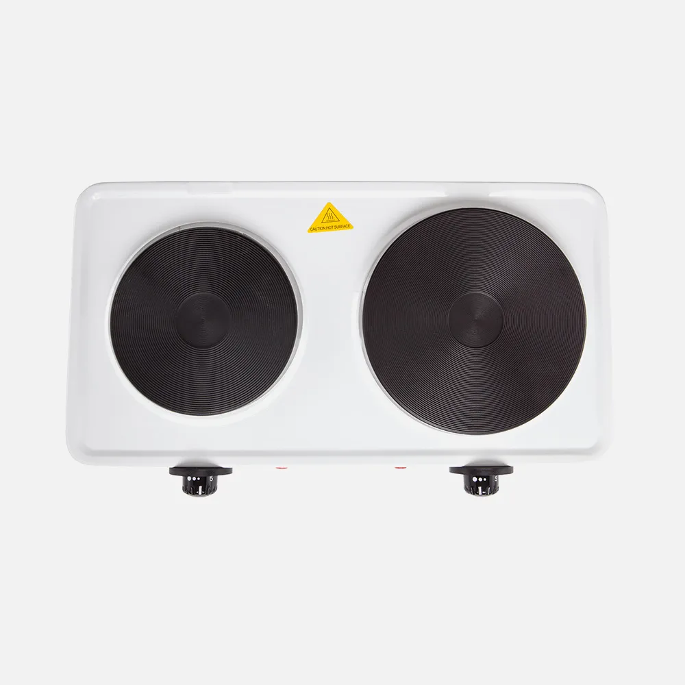 Cocina Electrica 2500w 2 Quemadores Placas 155mm Y 185mm Control De Temperatura