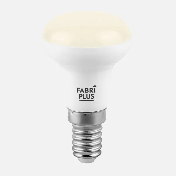 Bombilla Reflectora R50 8w 4000k Fabriplus E14 720lm   8,7x5x5 Cm