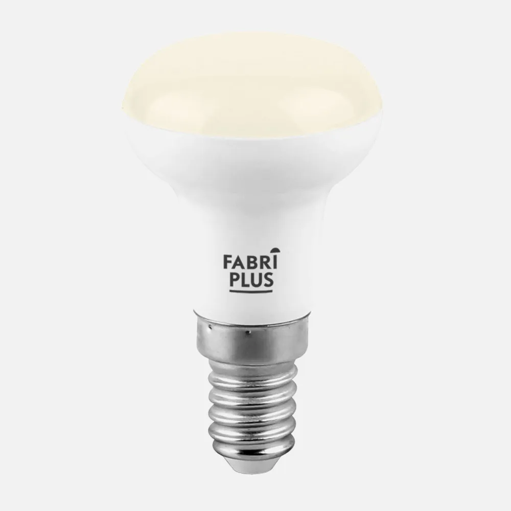 148092082 - Bombilla Reflectora R50 8w 4000k Fabriplus E14 720lm   8,7x5x5 Cm