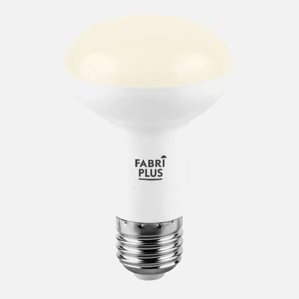 Bombilla Reflectora R63 12w 4000k Fabriplus 1080lm E27  10x 6,3x6,3 Cm