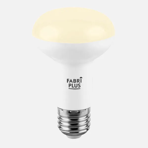 Bombilla Reflectora R63 12w 3000k Fabriplus 1080lm E27  10x 6,3x6,3 Cm