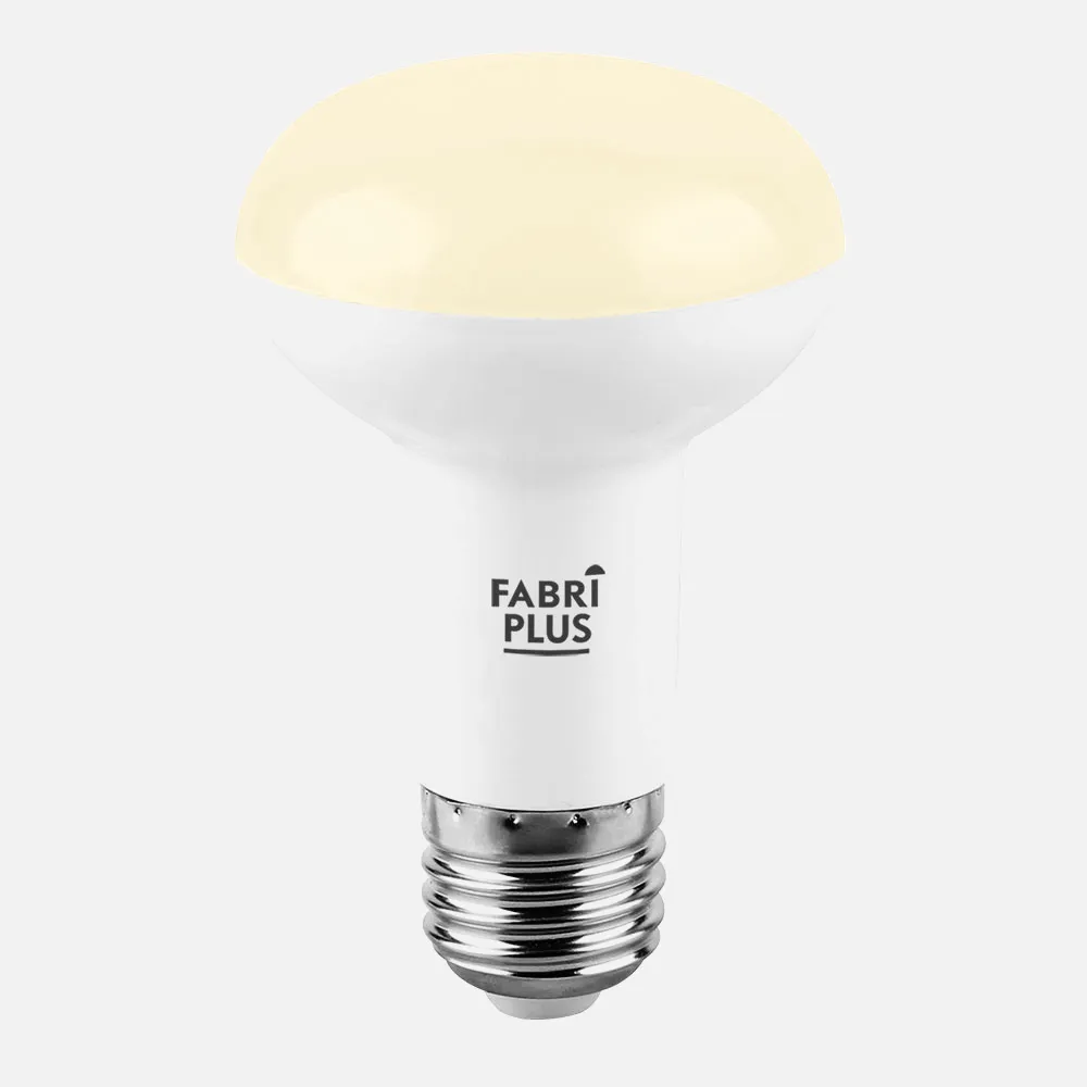 148092121 - Bombilla Reflectora R63 12w 3000k Fabriplus 1080lm E27  10x 6,3x6,3 Cm