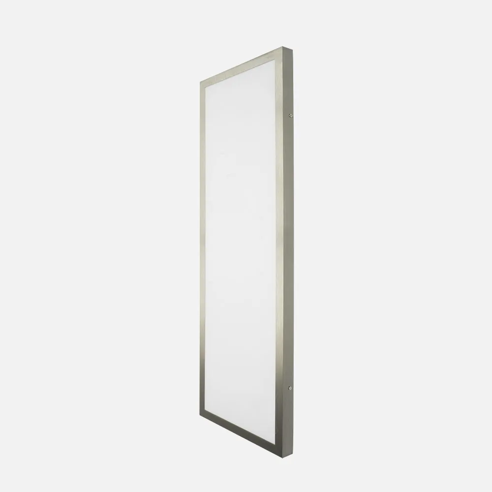 Plafon 72w 4000k  3,5x30x90 Cm Plano Niquel 6120lm