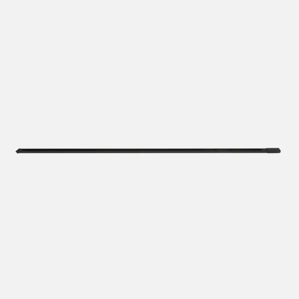 Carril Para Foco Pindal Negro 2m  2 Hilos 2x200x3,5 Cm