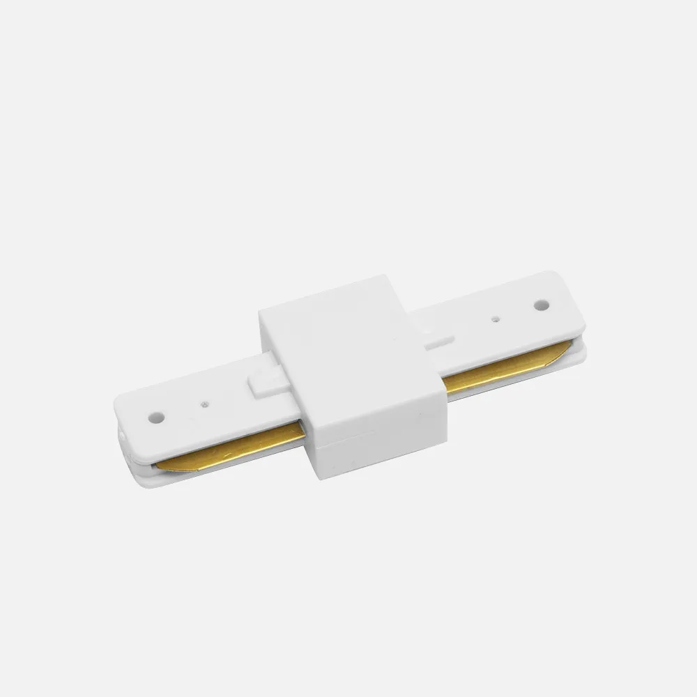1443CONECT-P-BL - Connector Linear Bridge Pindal White 2 Threads 1,5x3,5x9,5 Cm