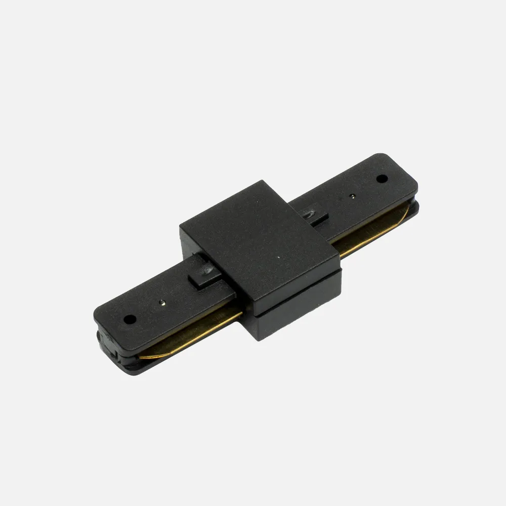 1443CONECT-P-NE - Conector Puente Lineal Pindal Negro 2 Hilos 1,5x3,5x9,5 Cm