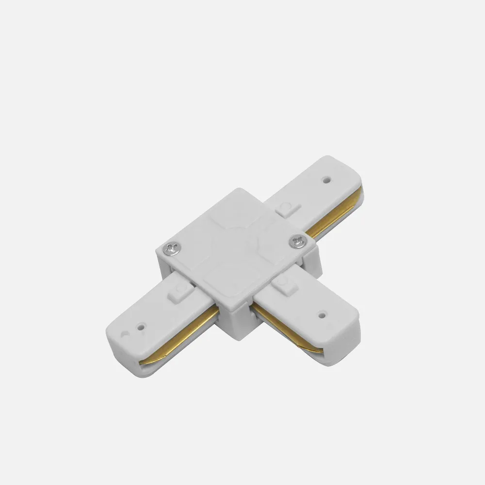 1443CONECT-T-BL - Connector In T Pindal White 2 Threads 1,5x6,5x9,5 Cm