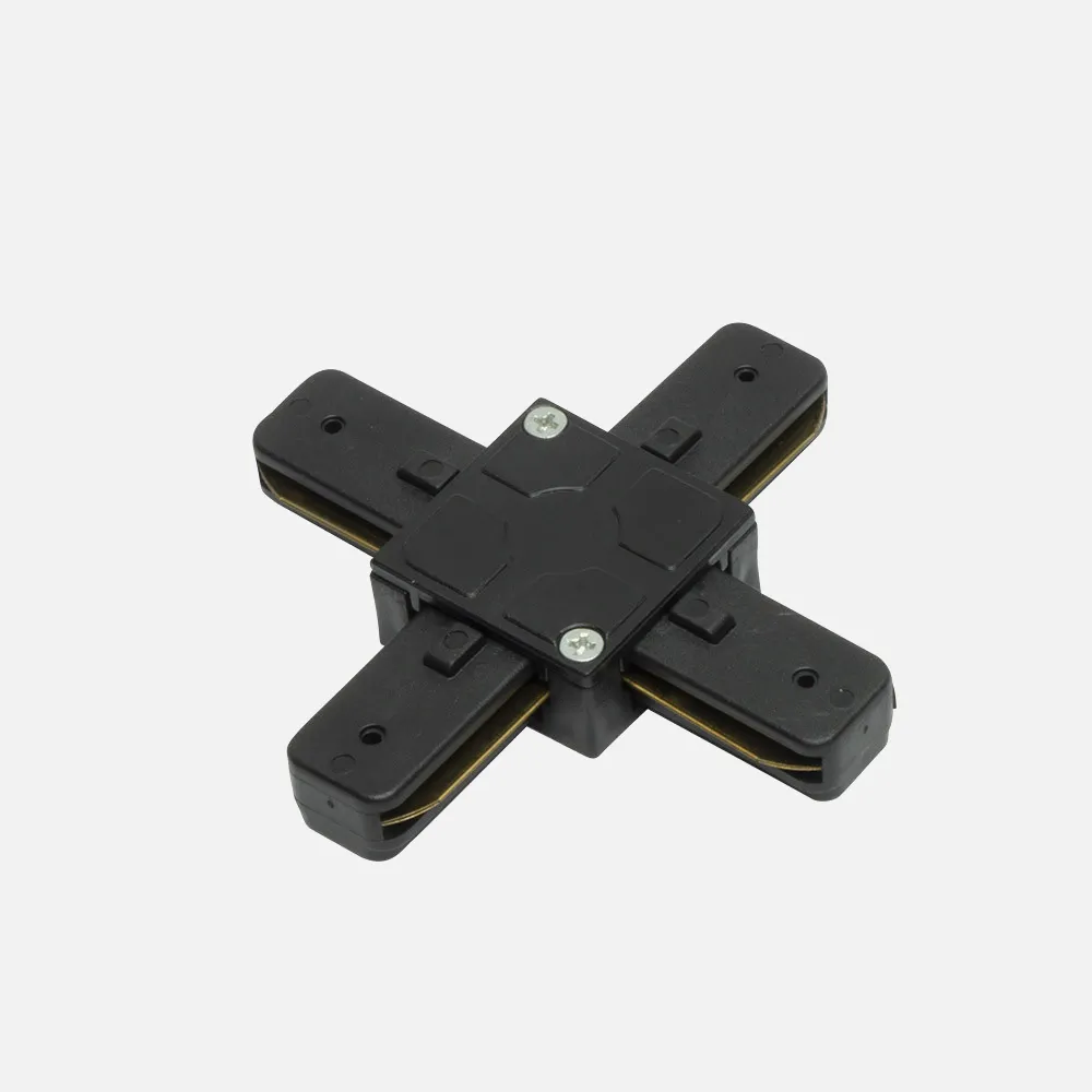 1443CONECT-X-NE - Connector In X Pindal Black 2 Threads 1,5x9,5x9,5 Cm