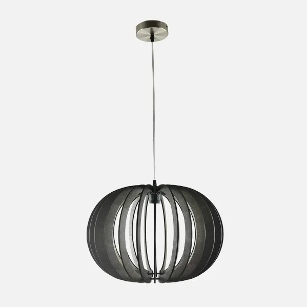 Pendant light Olmo 1xe27 Wood Coffee Regx45x45 Cm