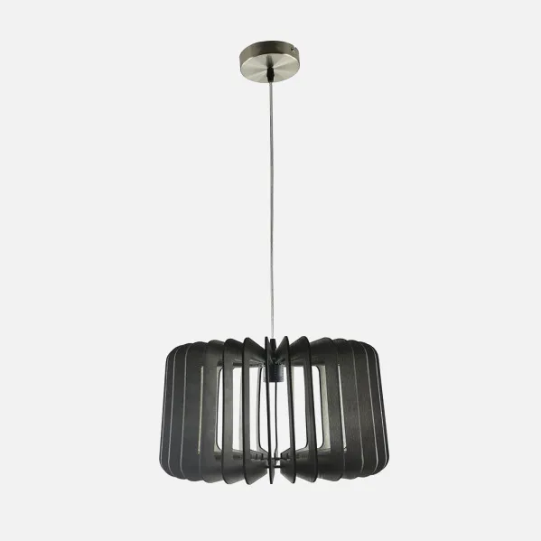 Pendant light Ebano 1xe27 Wood Coffee Regx40x40 Cm