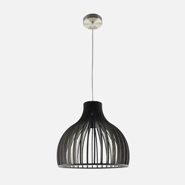 Pendant light Caoba 1xe27 Wood Coffee Regx35x35 Cm