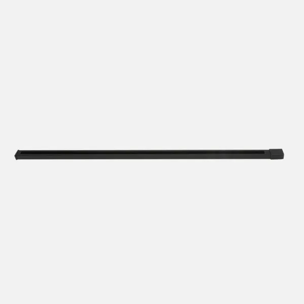 Carril Para Foco Pindal Negro 1m  2 Hilos 2x100x3,5 Cm
