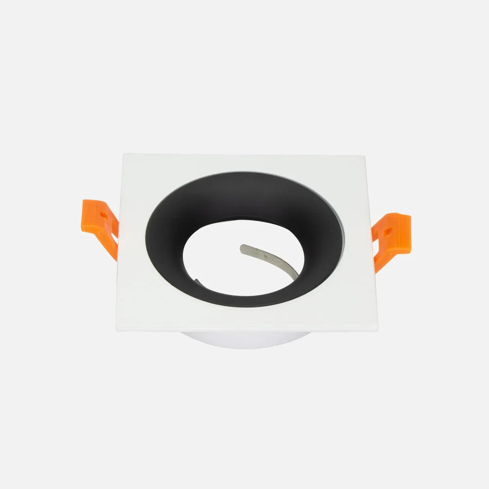 14448CU26 - Recessed downlight Anou 1xgu10 Square White/black 2x9,2x9,2 Cm 8 Of Cut-out.c/lamp holder