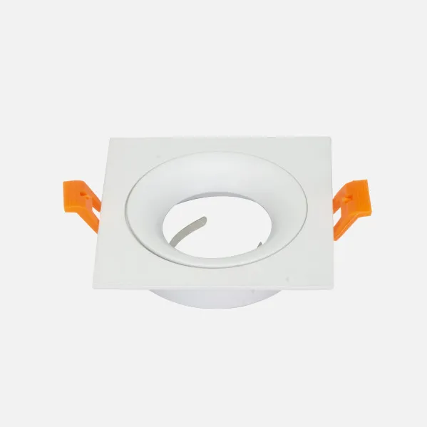 Recessed downlight Anou 1xgu10 Square White 2x9,2x9,2 Cm 8 Of Cut-out. C/Lamp holder